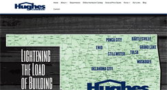 Desktop Screenshot of hugheslumber.net